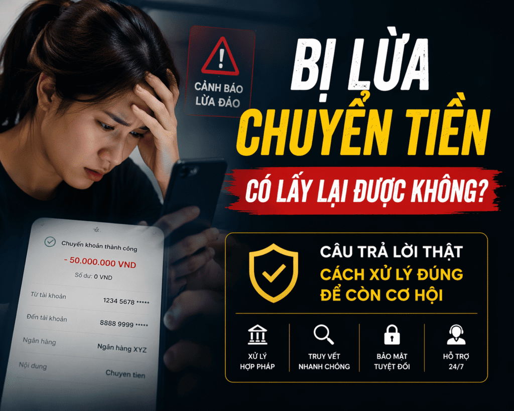 bi lua chuyen tien co lay lai duoc khong
