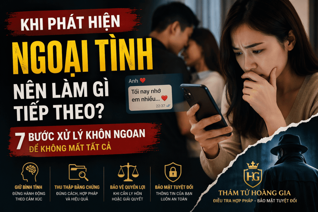 khi phat hien ngoai tinh nen lam gi tiep theo