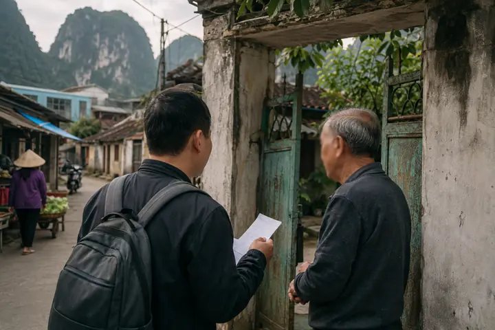 Tình huống tìm người từ địa chỉ cũ đã ẩn danh