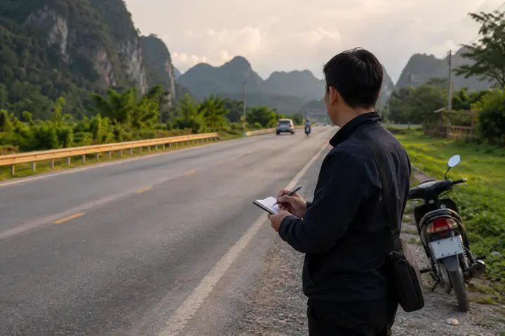 Nhân sự theo dõi giám sát kín đáo tại Cao Bằng