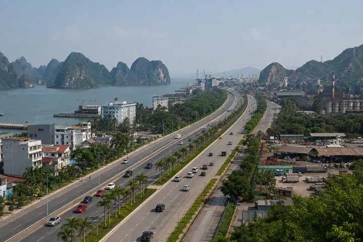 Tuyến đô thị Hạ Long và Cẩm Phả tại Quảng Ninh